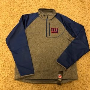 New York Giants Half-Zip Pullover- Size L
